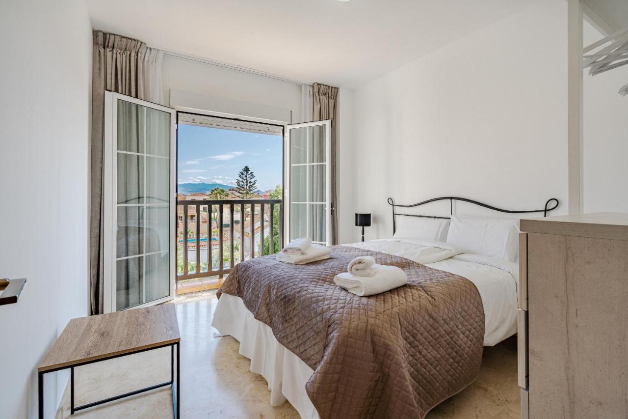 11 Modern Apt With Sea Views, Two Poolareas, Close To Parks & Beaches Manilva公寓 外观 照片